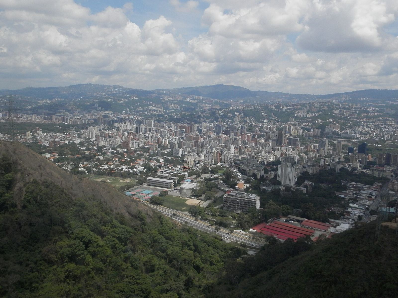 Caracas vista desde el Parque Nacional El Ávila, Venezuela